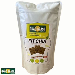 Fit Chia Sabor Lemon Pepper 100g - Snack Vegano de Batata Doce com Chia