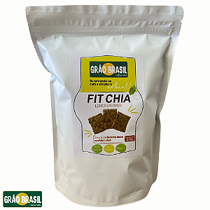 Fit Chia Sabor Lemon Pepper 200g - Snack Vegano de Batata Doce com Chia