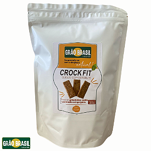 Crock Fit Sabor Queijo com Gergelim 200g - Snack de Grão de Bico