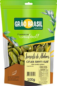 Semente de Abobora sem Casca Crua sem Sal 100g