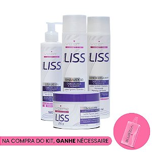 Kit Extreme Liss (4 Produtos) - Desmaia os Cabelos, Liso + Liso