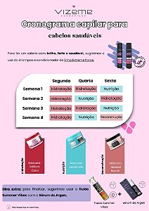 Cronograma capilar para cabelos saudáveis (7 produtos)