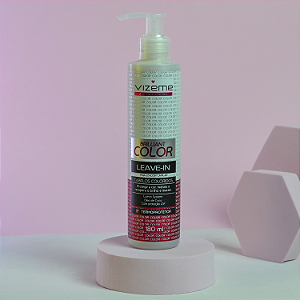 Leave-In para cabelos coloridos - Brilliant Color 180g - protege a cor por mais tempo - termprotetor e filtro UV - Vizeme