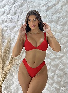 Biquini aviador asa delta (vermelho)