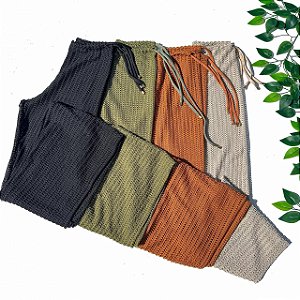 Calça saida de praia renda Dubai