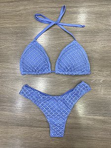 Biquini Cortininha Renda Calcinha Asa Delta ( várias cores)