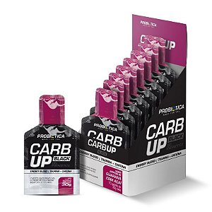 Carb Up Gel Black Com Cafeína (caixa c/ 10 sachês) - Probiótica