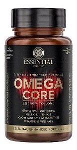 Ômega Core (Ômega-3 + Astaxantina + CoQ10) 60 caps - Essential Nutrition