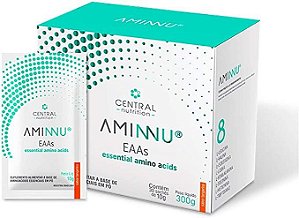 Aminnu (Aminoácidos) caixa com 30 sachês (8g) - Central Nutrition