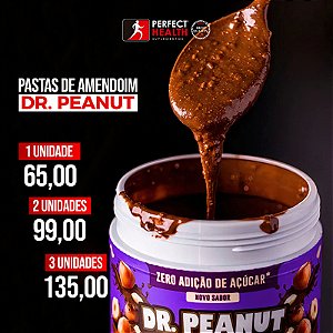 Kit com 2 Pastas de Amendoim Putz! Chocolate Brownie com Whey Protein 600g  - Corpo & Suplemento - Loja de Suplementos Esportivos, Beleza e Saúde