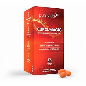 Curcumagic (curcumina biodisponível) 30 cápsulas - Pura Vida