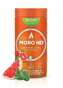Moro HD (Laranja Moro, Café verde e Cromo) 60 cápsulas - Desinchá