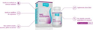NAC (N-acetilcisteina) 600mg 60 capsulas - Equaliv