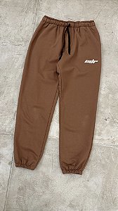 CALÇA MOLETOM ESSENTIAL (marrom)