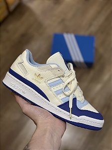 ADIDAS FORUM LOW CL (off white/blue)