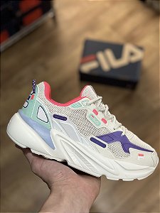 FILA STREET FIT (branco/azul/rosa)