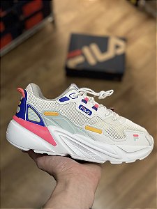 FILA STREET FIT (branco/azul/amarelo)