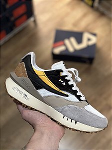 FILA RENNO VINTAGE (black/white/saffron)