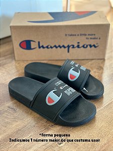 CHINELO CHAMPION IPO SQUISH (preto) FORMA PEQUENA