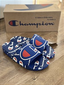 CHINELO CHAMPION IPO WARPED (azul) FORMA PEQUENA
