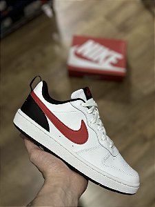 NIKE COURT BOROUGH LOW 2 (white/red/black)
