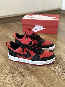 NIKE COURT BOROUGH RECRAFT (vermelho/preto)