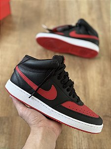 NIKE COURT VISION MID (black/red)