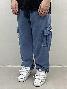 CALÇA CARGO JEANS 90’s