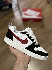 NIKE COURT BOROUGH LOW (white/red/black)