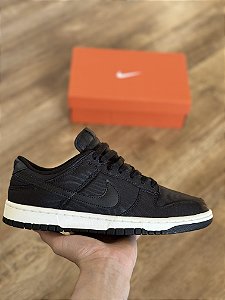 NIKE DUNK LOW RETRO “Black canvas”