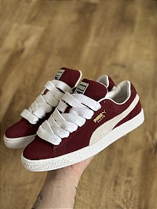 PUMA SUEDE VINHO (acompanha os dois cadarços)