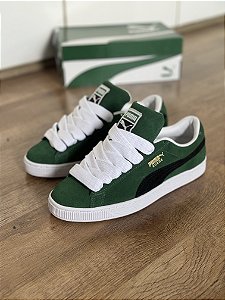 PUMA SUEDE XXI VERDE + FAT LACE