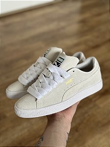 PUMA SUEDE XXI (cinza) + FAT LACE