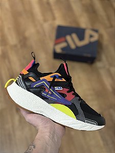 FILA FLOAT HALL (preto/roxo/limao)