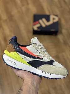 FILA RENNO VINTAGE (branco/marinho/coral)