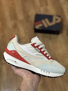 FILA RENNO VINTAGE (bege/vermelho/azul)