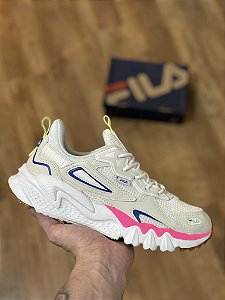 FILA VENTURE TRACER (branco/azul/rosa)