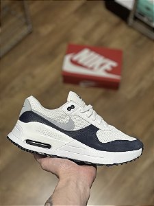 NIKE AIR MAX SYSTM (branco/azul)