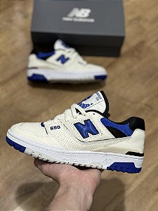 NEW BALANCE 550 (creme/azul royal)