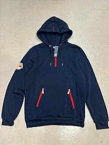 MOLETOM RED BULL ZÍPER (azul marinho)