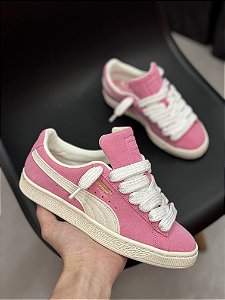PUMA SUEDE NEON ROSA (acompanha dois cadarços)