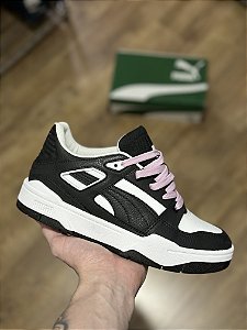PUMA SLIPSTREAM (white/black/pink lady)