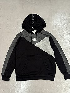 MOLETOM KAPPA (preto/cinza/chumbo)