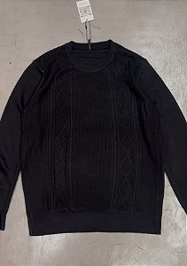 SUÉTER CARECA PRETO (modelo 2)