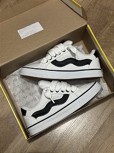 MAD RATS BULKY CLASSIC 90 COURO (branco/preto)