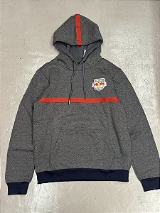 MOLETOM RED BULL (cinza/faixa vermelha)