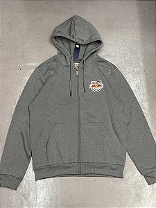 MOLETOM RED BULL ZÍPER (cinza)