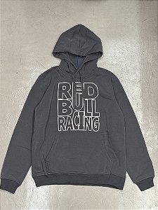 MOLETOM RED BULL RACING LETREIRO (chumbo)