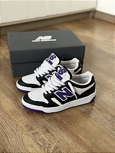 NEW BALANCE 480 (preto/branco/roxo)