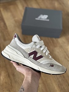 NEW BALANCE 997R (cinza/bordô)